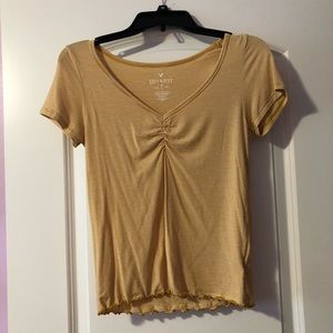 Yellow Striped Top